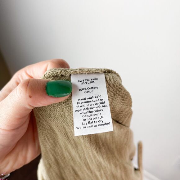 ATM NWOT Sublime Wash Drawstring Jumpsuit Tan Size S - Picture 4 of 6